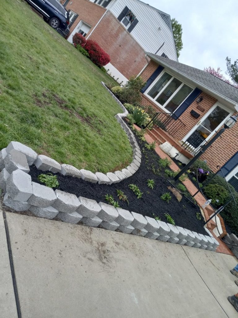 Catonsville Garden Wall Design