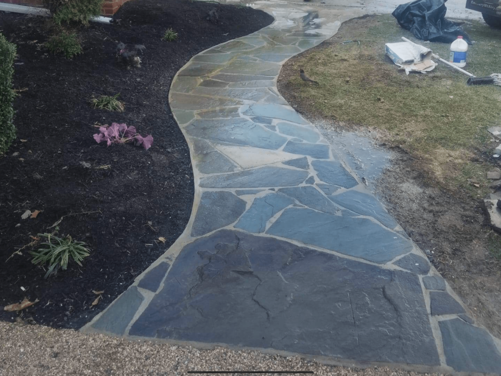 Washington, DC - Full Color Irregular PA Flagstone Walkway